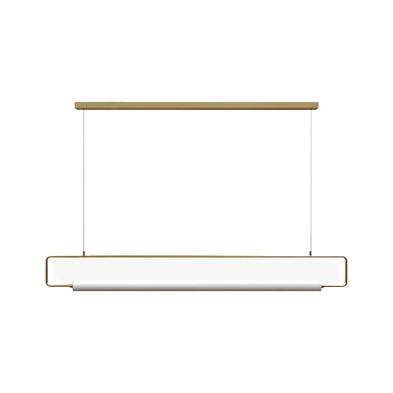 Arcato Minimalistische rechteckige Pendelleuchte – Metall &amp; Acryl für die Küche