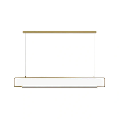 Arcato Minimalistische rechteckige Pendelleuchte – Metall &amp; Acryl für die Küche