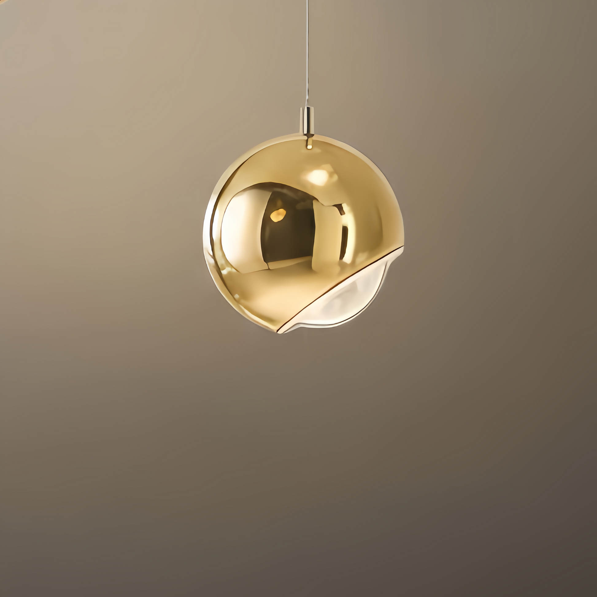 Pendant Light Gold/Silver Metal/Acrylic for Bedroom/Dining Room