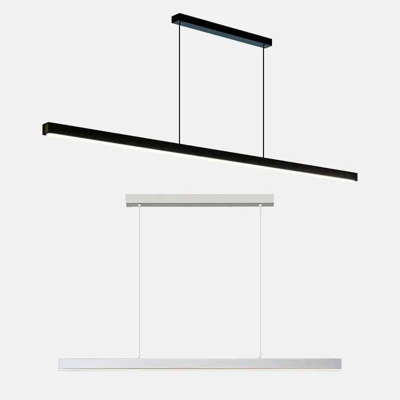 Minimalist Dimmable Linear Pendant Light