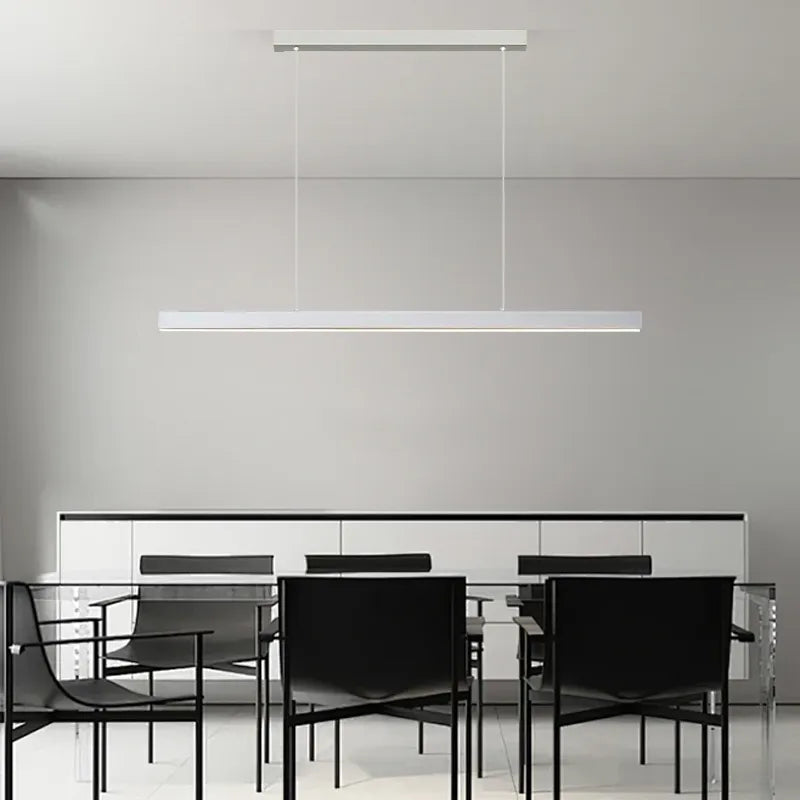 Minimalist Dimmable Linear Pendant Light