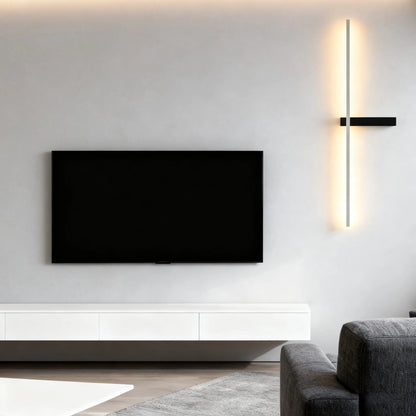 LED Wall Lamp – Black/White/ Red for Living Room