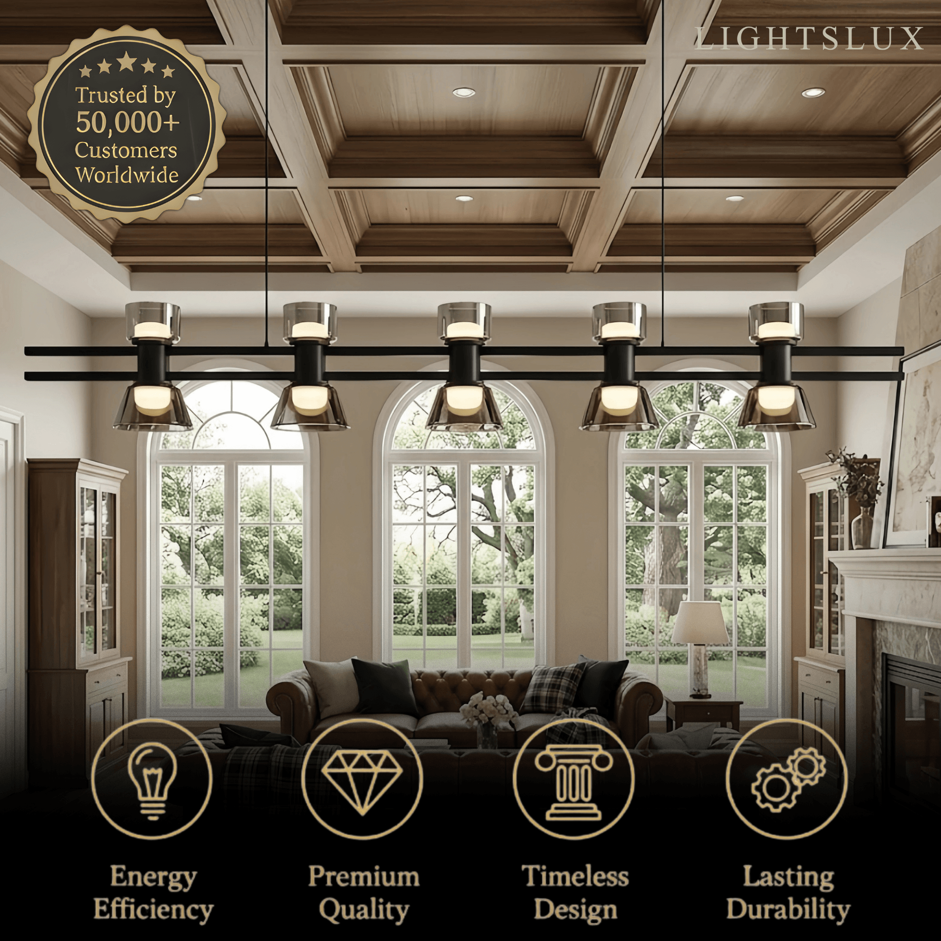 Modern_Pendant_Light_-_Black