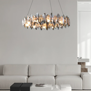 Royal Crystal Pendant Light for Living Room