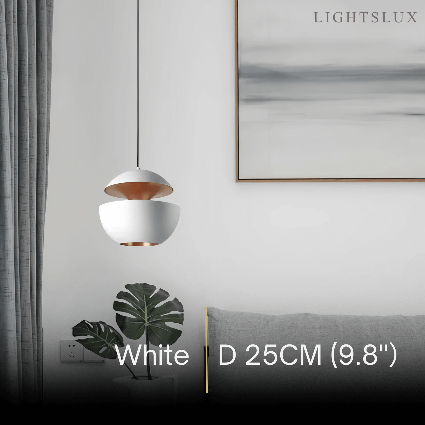 Irondale Modern Globular Pendant Light 