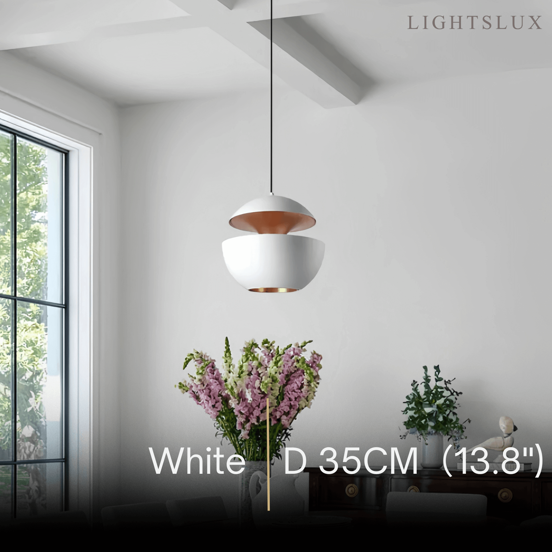 Irondale Modern Globular Pendant Light 