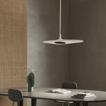 Modern White Pendant Light Irregular Dining Room