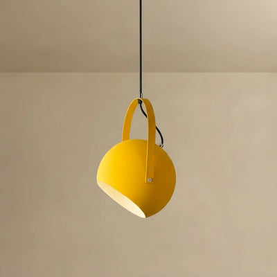 Morandia Nordic Art Deco Pendant Light — 5-Color Metal for Bedroom