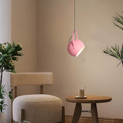 Nordic Art Deco Pink Pendant Light for Living Area