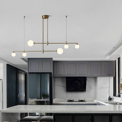 Modern Glass Bubble Chandelier  for Kitchen Island