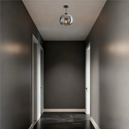 Pendant Light – Black/Gold for Hallway