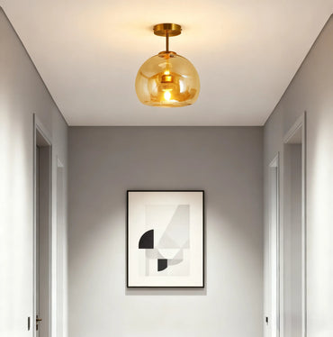 Ceiling Light/Pendant Light – Black/Gold for Hallway