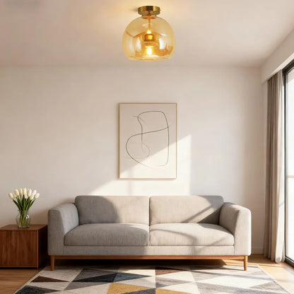 Modern Globe LED Ceiling Light 