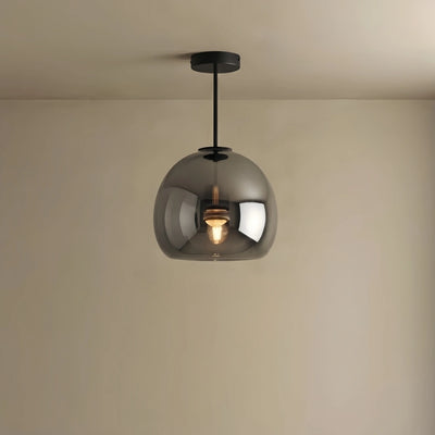 Modern Globe LED Ceiling Light/Pendant Light – Black/Gold for Hallway