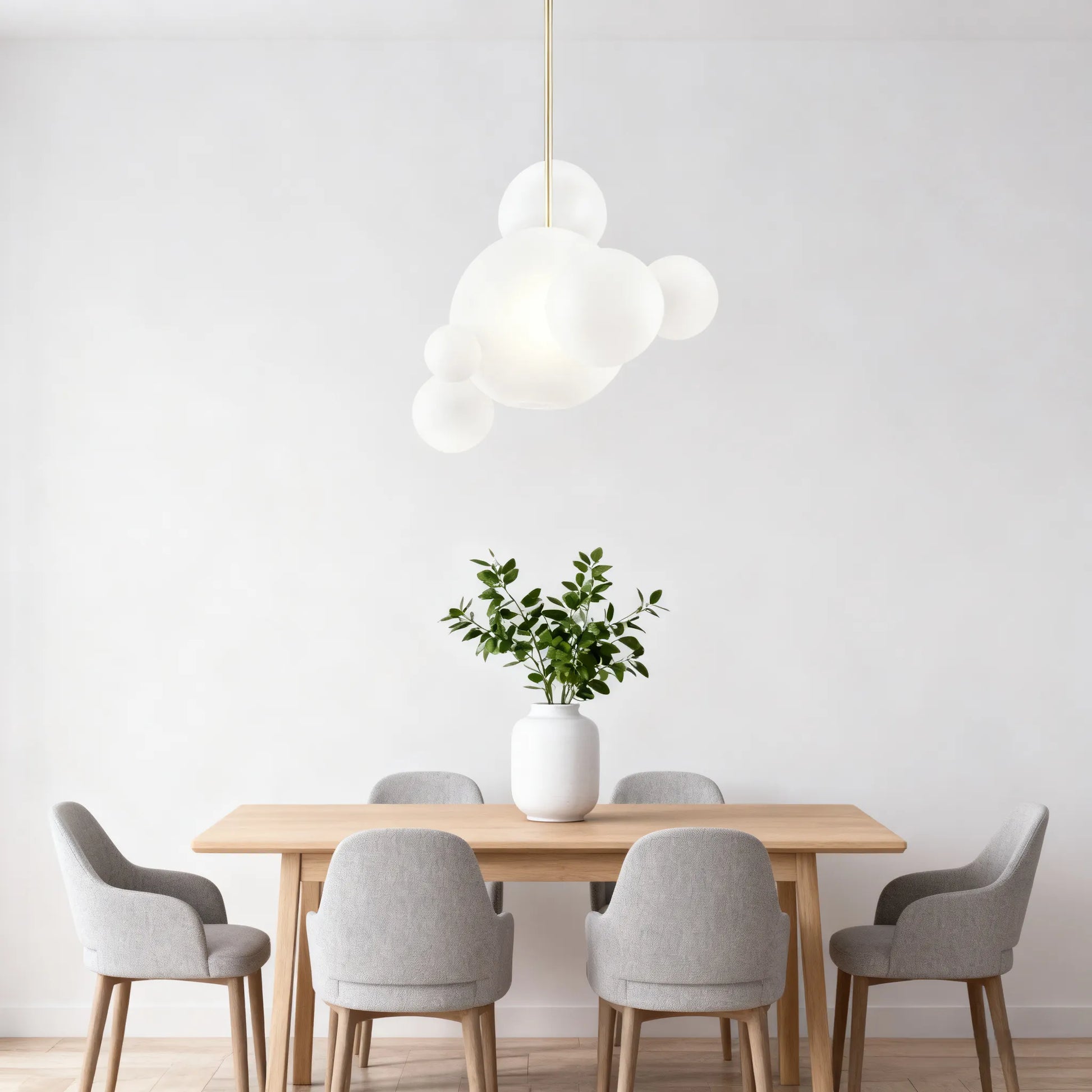 Modern Bubble Glass Pendant Light