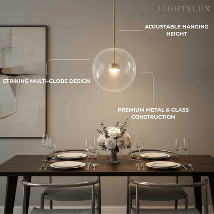 Modern Bubble Glass Pendant Light