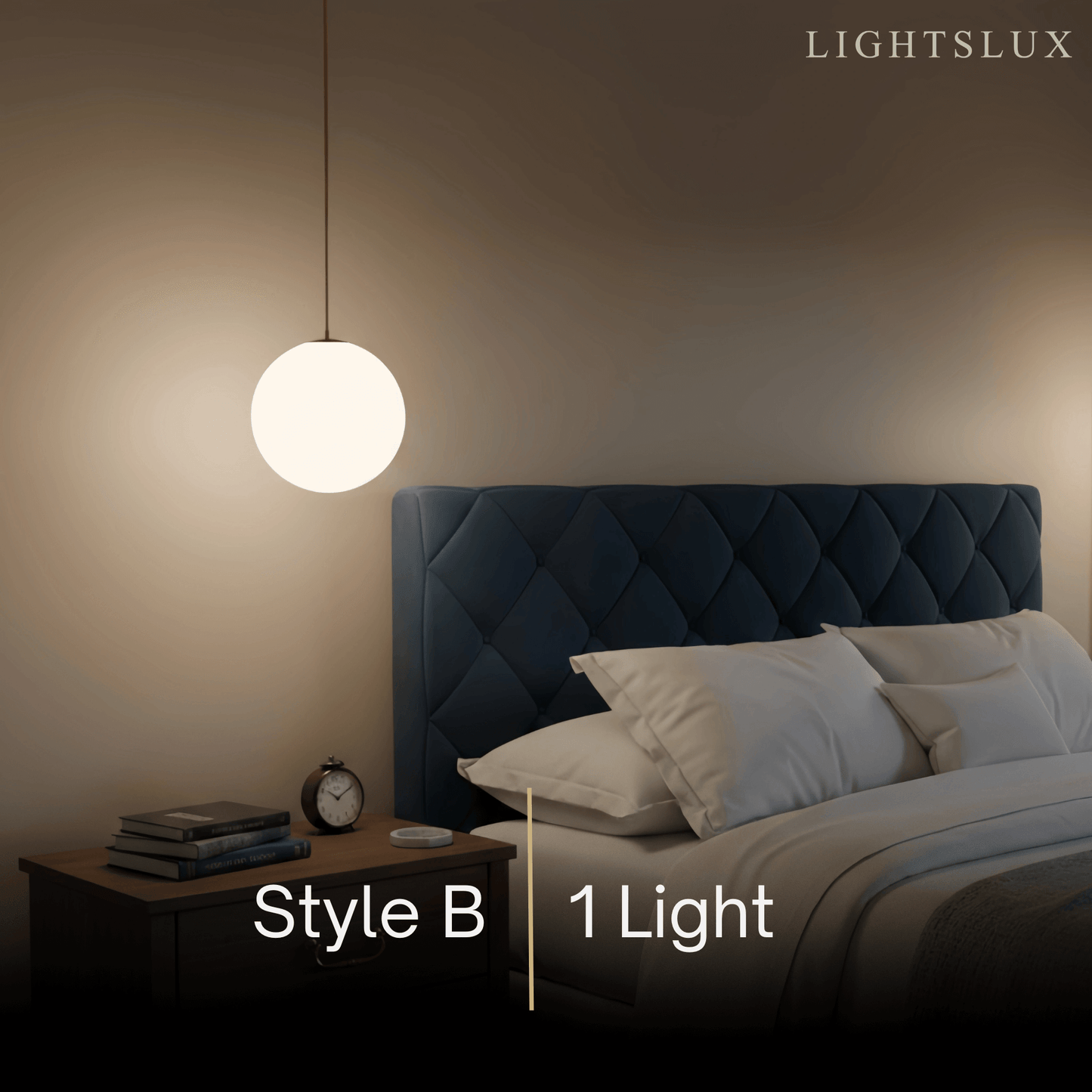 Modern Bubble Glass Pendant Light