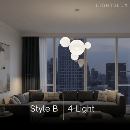 Modern Bubble Glass Pendant Light