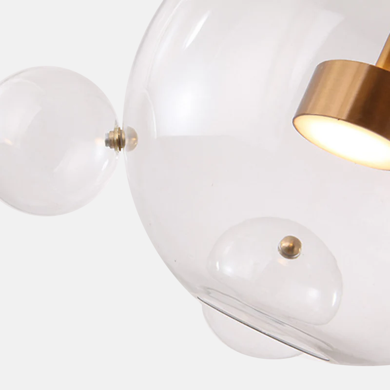 Modern Pendant Light Bubble Glass Lampshade-3