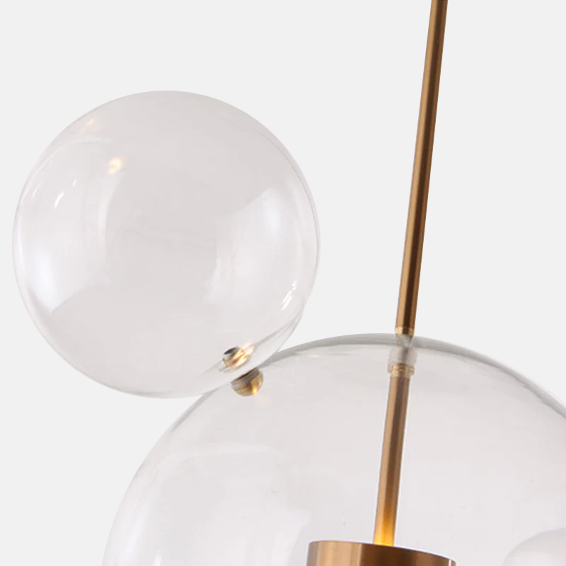Modern Pendant Light Bubble Glass Lampshade