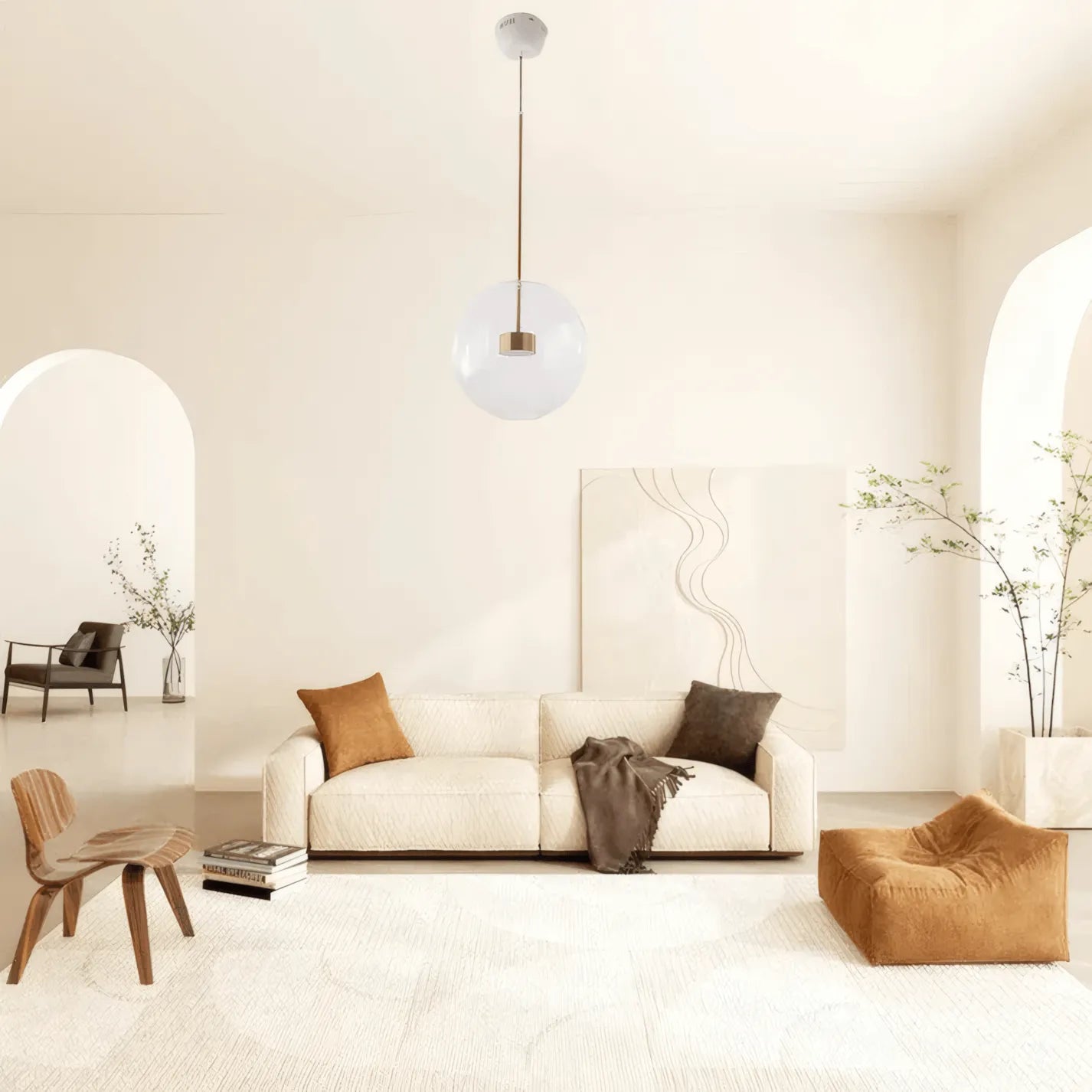 Modern Bubble Glass Pendant Light