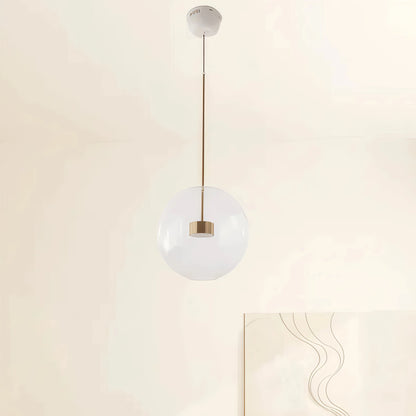 Vetro Modern Bubble Glass Pendant Light – Clear or Milky White for Dining Room