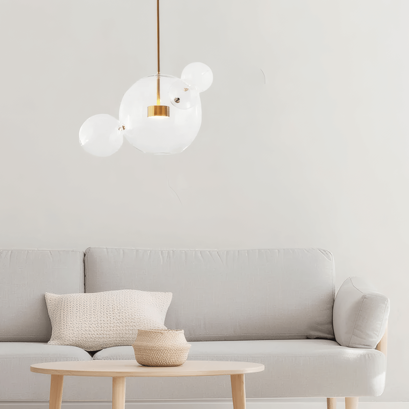 Modern Pendant Light Bubble Living Room 4 Head A