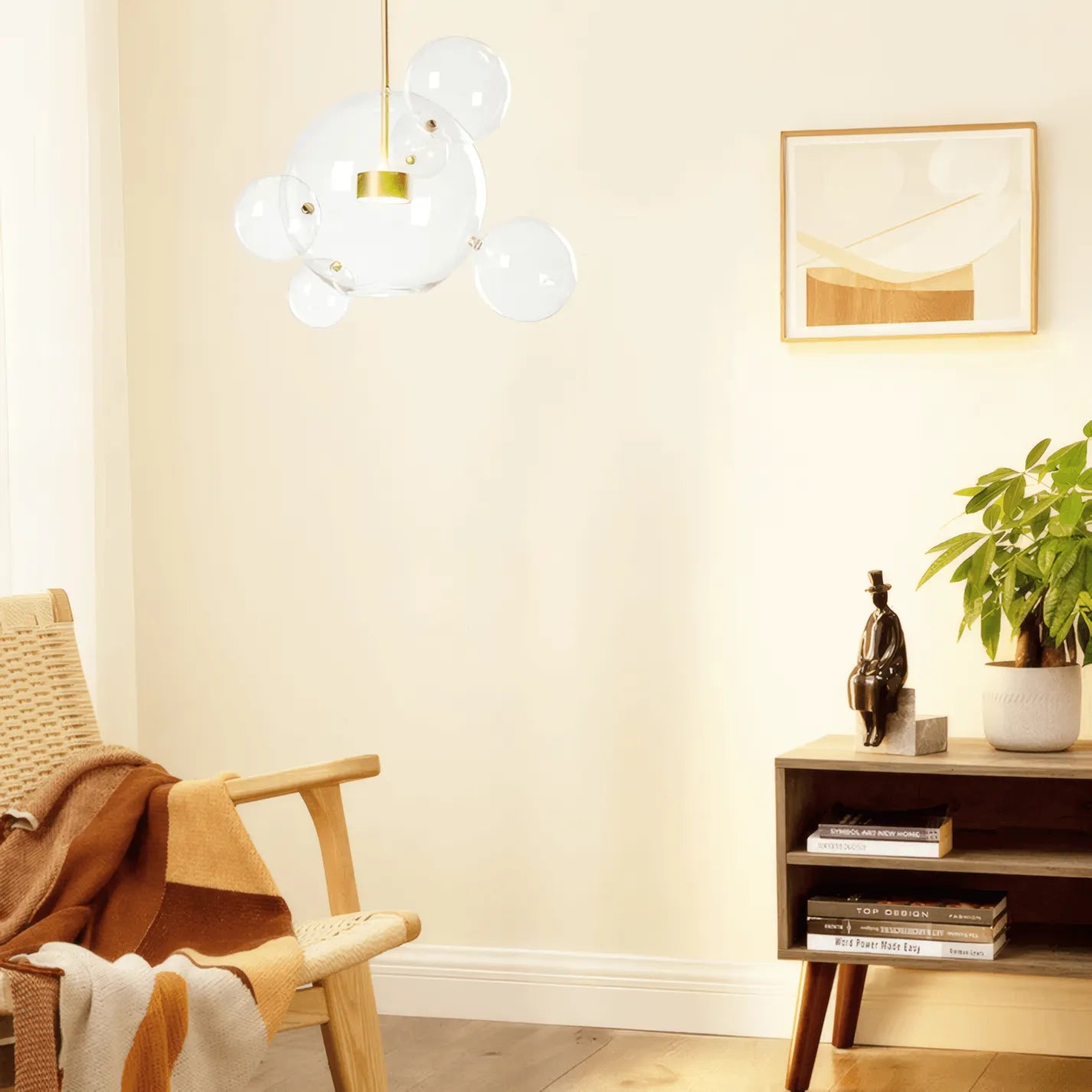 Modern Bubble Glass Pendant Light