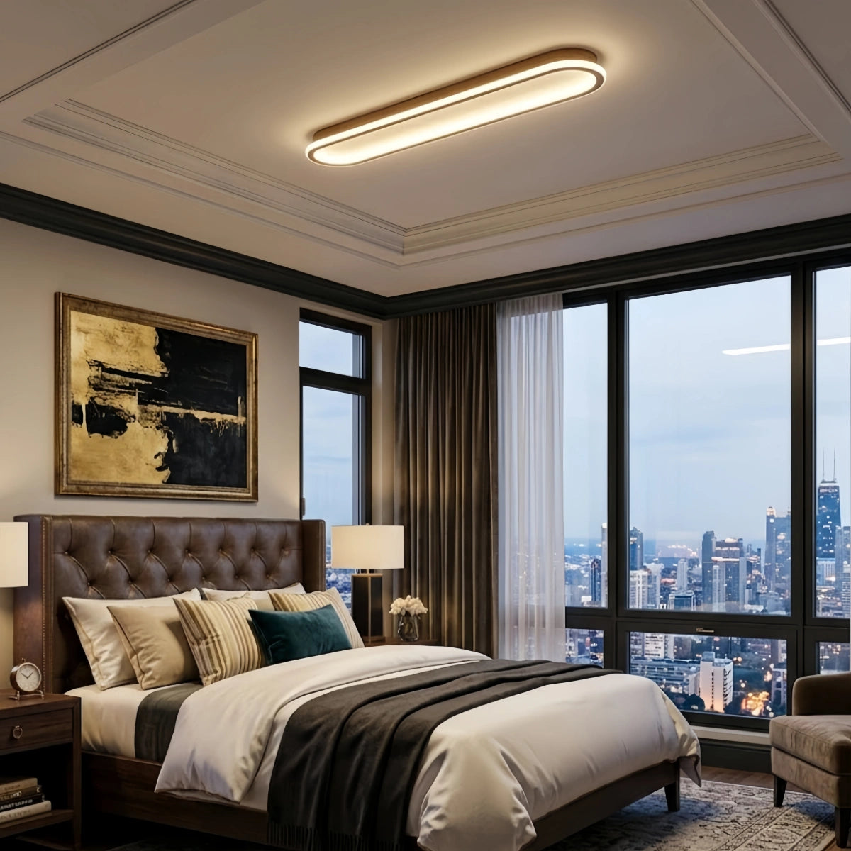 Arcato Minimalist Ceiling Light –  Bedroom