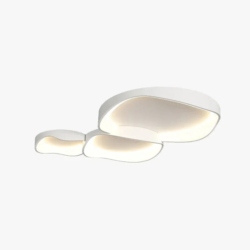 Modern White Wave Ceiling Light 