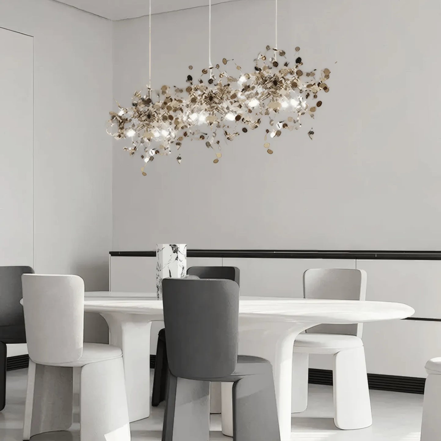 Art Deco Cluster Chandelier