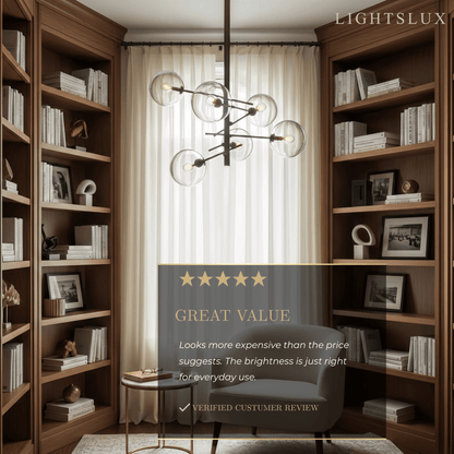 Nebula Royal Branch Glass Chandelier