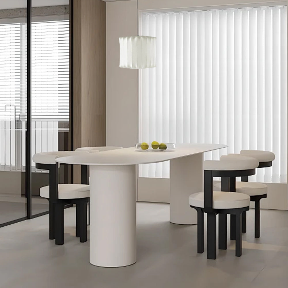 Rustic White Lantern Pendant Light Dining Room