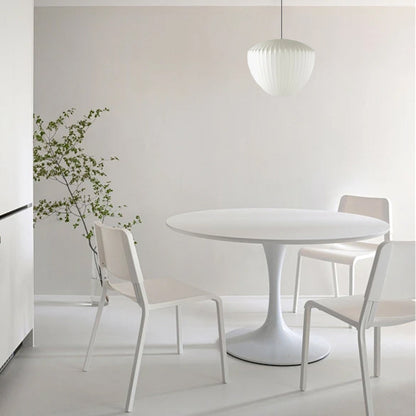 Rustic White Lantern Pendant Light Dining Room