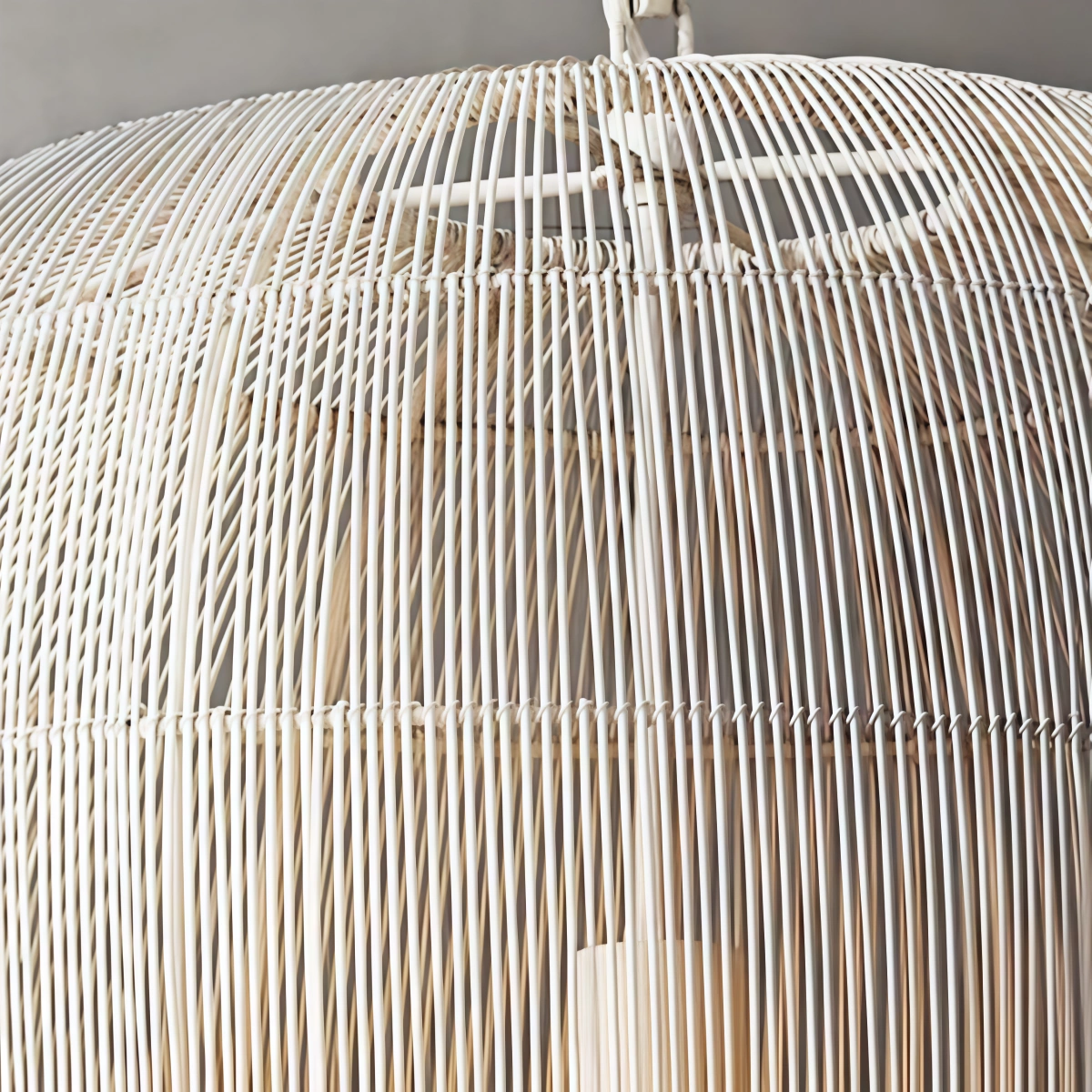 Bamburo Farmhouse Hooded Pendant Light