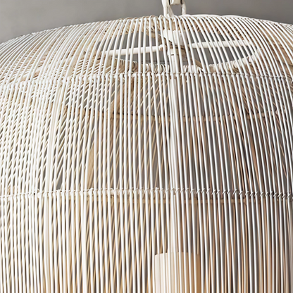 Bamburo Farmhouse Hooded Pendant Light