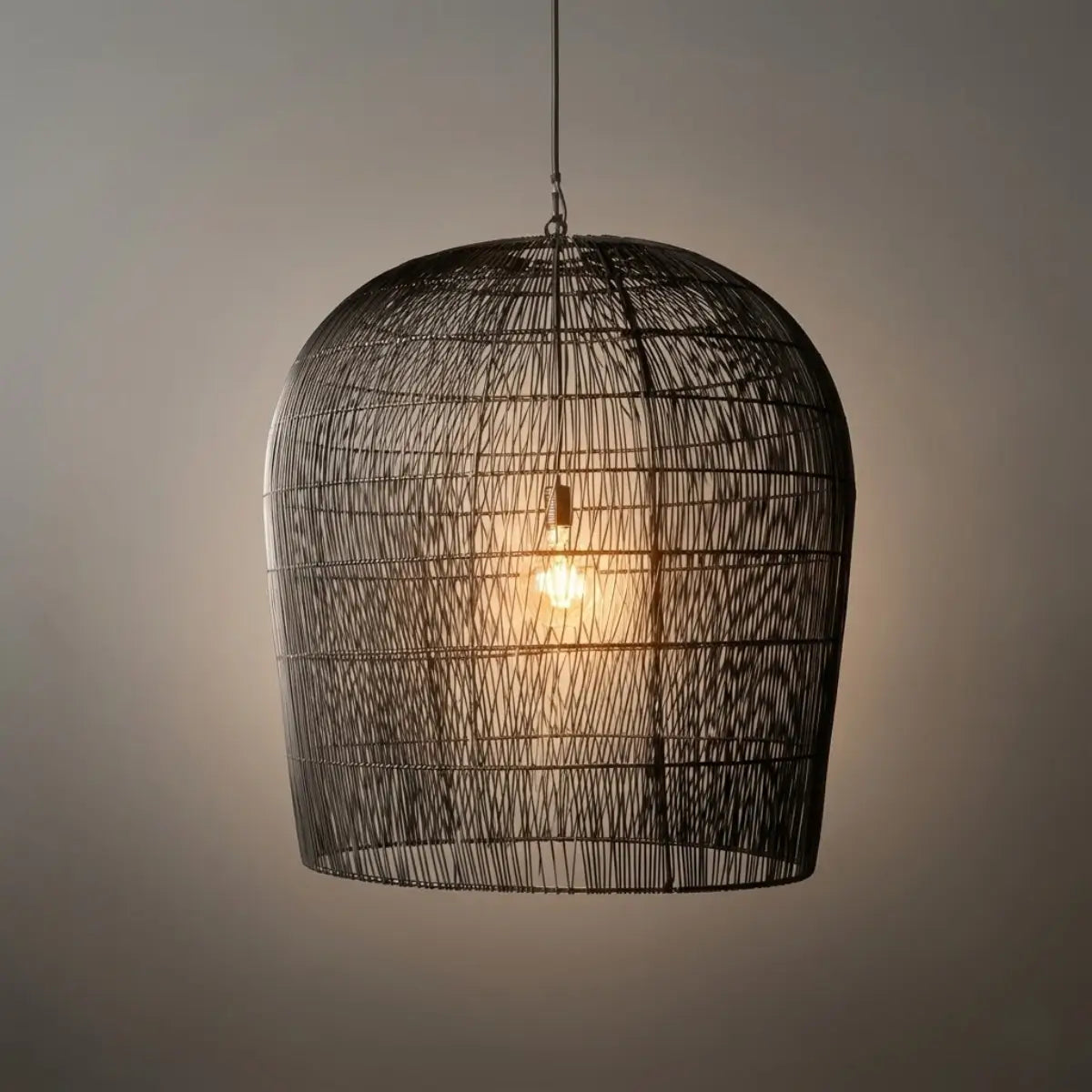 LZ386_Pendant_Light_Black_White_Rattan