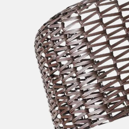 Vintage Rattan Outdoor Floor Lamp 