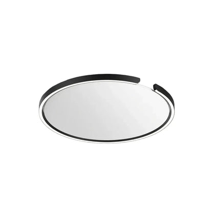  Ceiling Light – Black/White Metal for Bedroom/Living Room