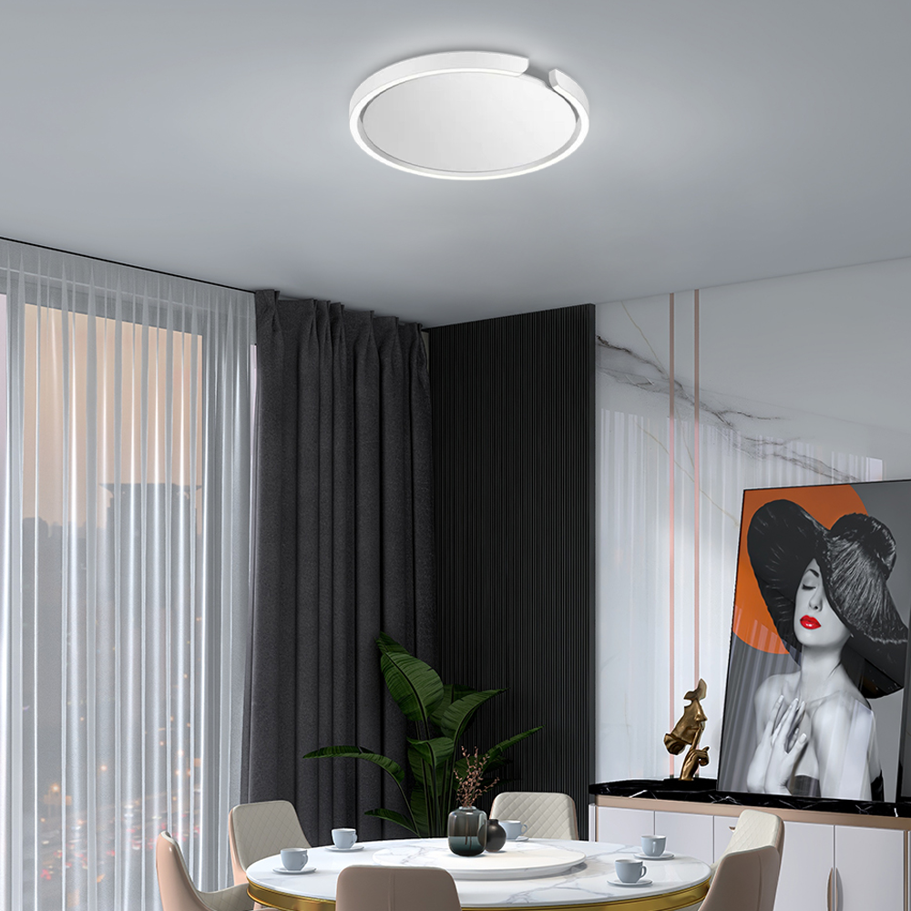 Modern Small Round White LED Ceiling Light for Dining Room