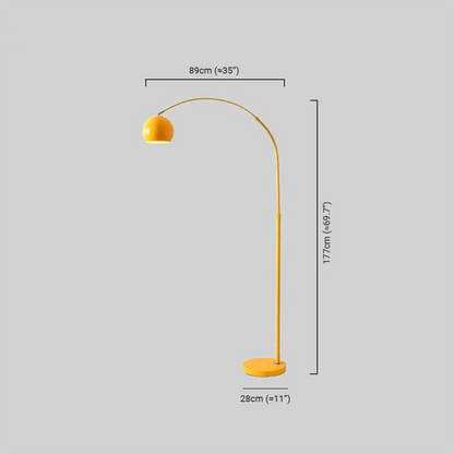 Nordic Floor Lamp Metal Dimension