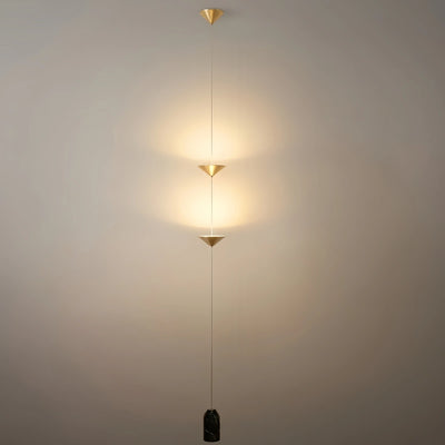 Lámpara de pie minimalista nórdica Arcato - Diseño lineal de 3 bombillas, de longitud completa