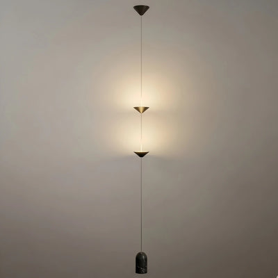Lámpara de pie minimalista nórdica Arcato - Diseño lineal de 3 bombillas, de longitud completa