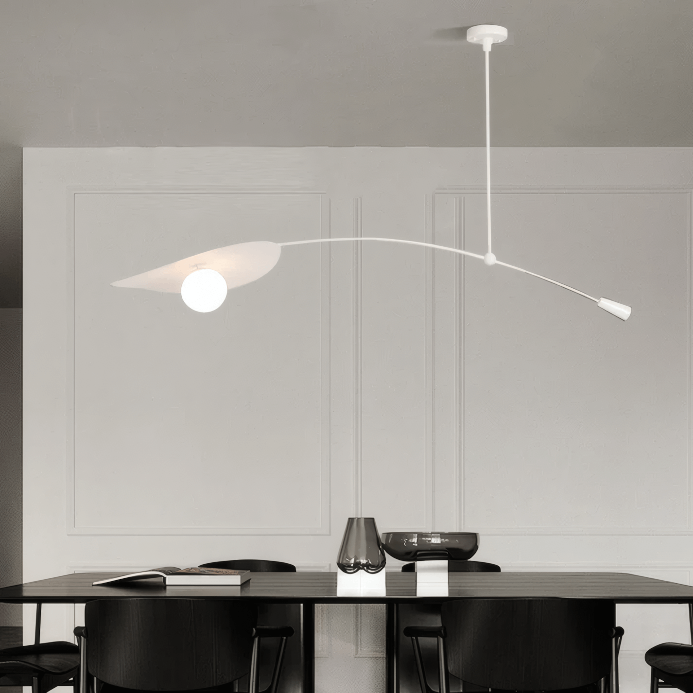 Modern Metal White Pendant Light for Dining Room