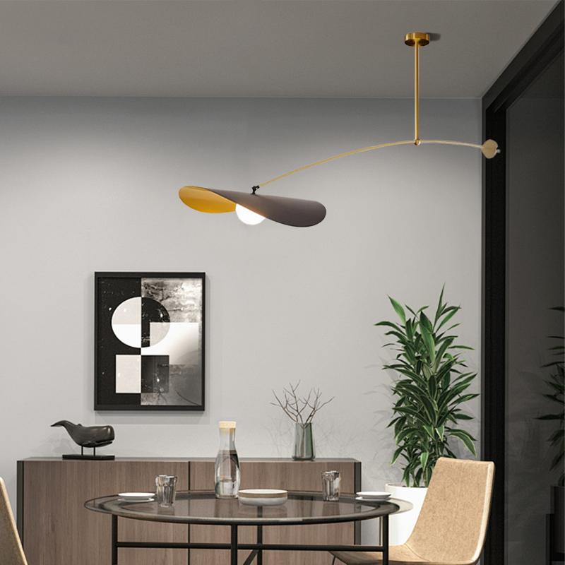 Modern Metal Gold Pendant Light for Dining Room