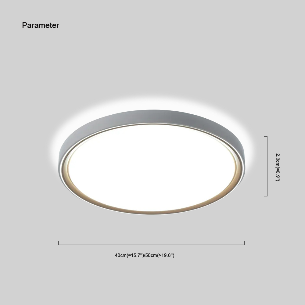 Ceiling Light – Metal Frame Dimensions