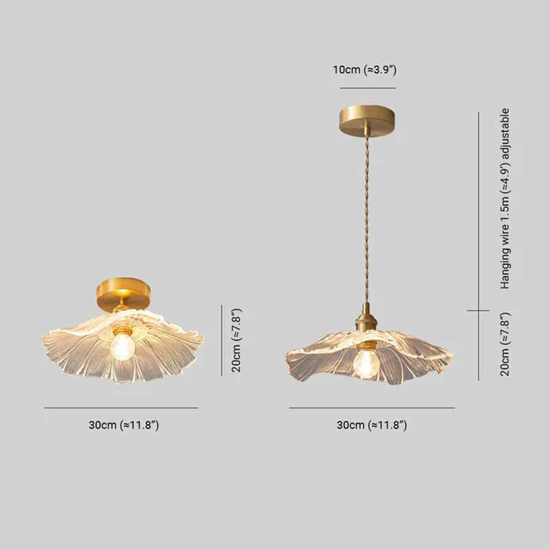 Glass Ceiling/Pendant Light