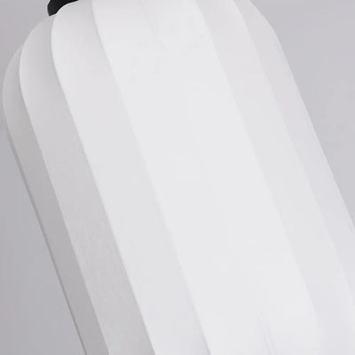 Modern Pendant Light Silk Shade