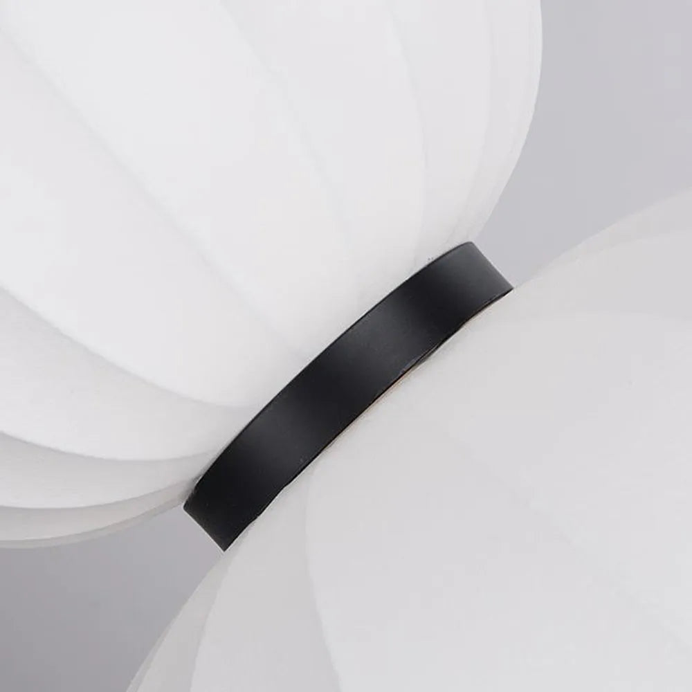 Modern Pendant Light with Silk Shade