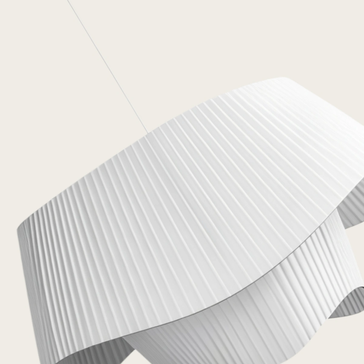Crema Nordic Fabric Pendant Light 